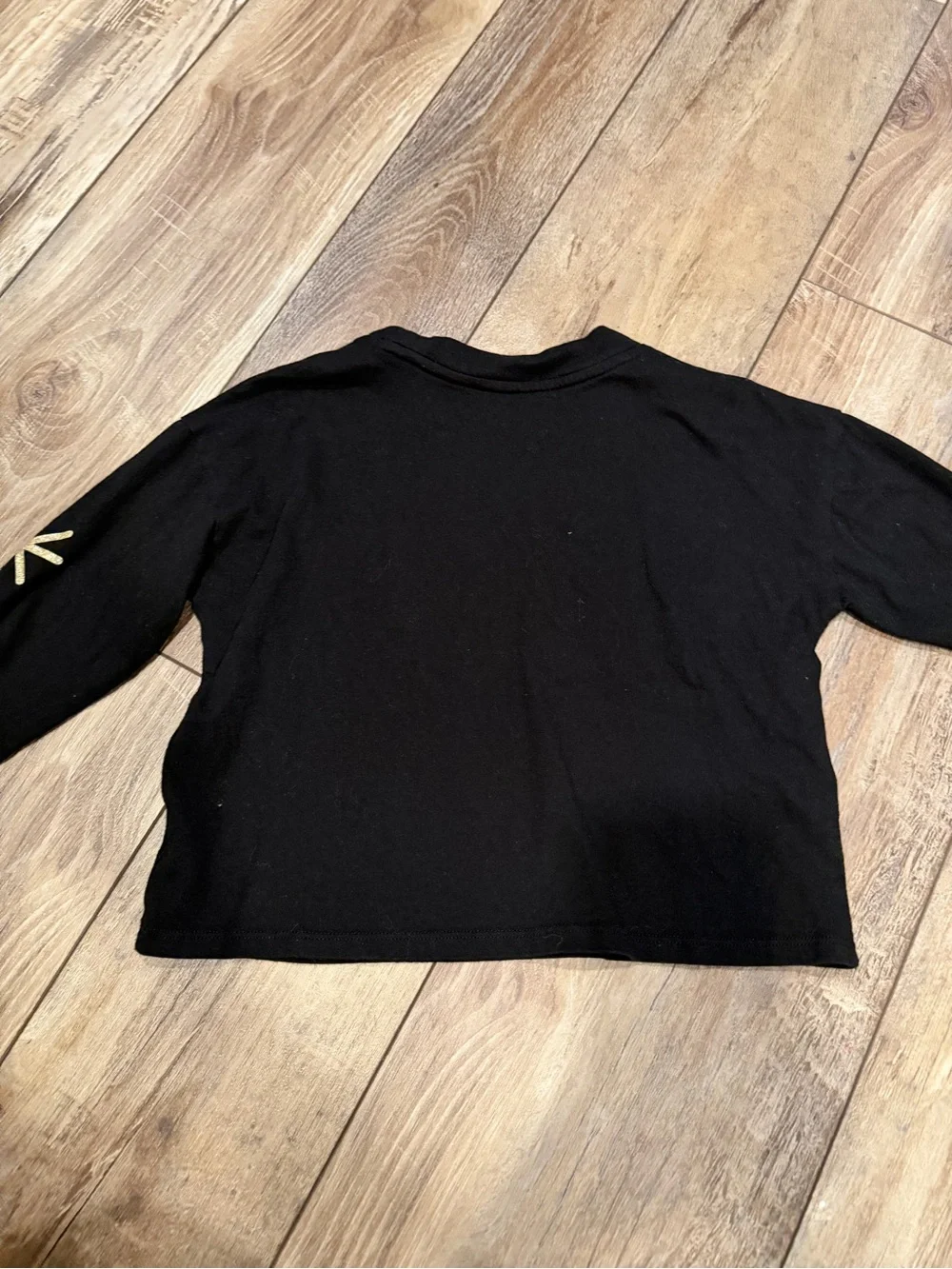 GAP Kids Girls' Black Starburst Sweatshirt - Colorful Sparkle Size S (6/7)